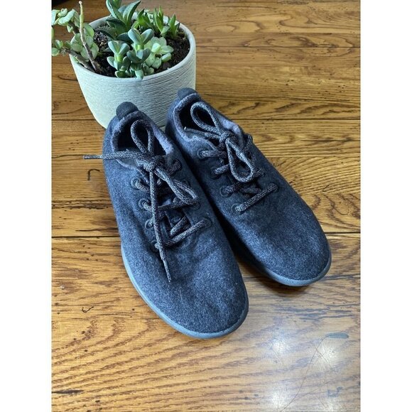 ALL BIRDS Wool Runners Gray Sz 7 Women Shoes Athletic Gray Black Shoes - Picture 1 of 7